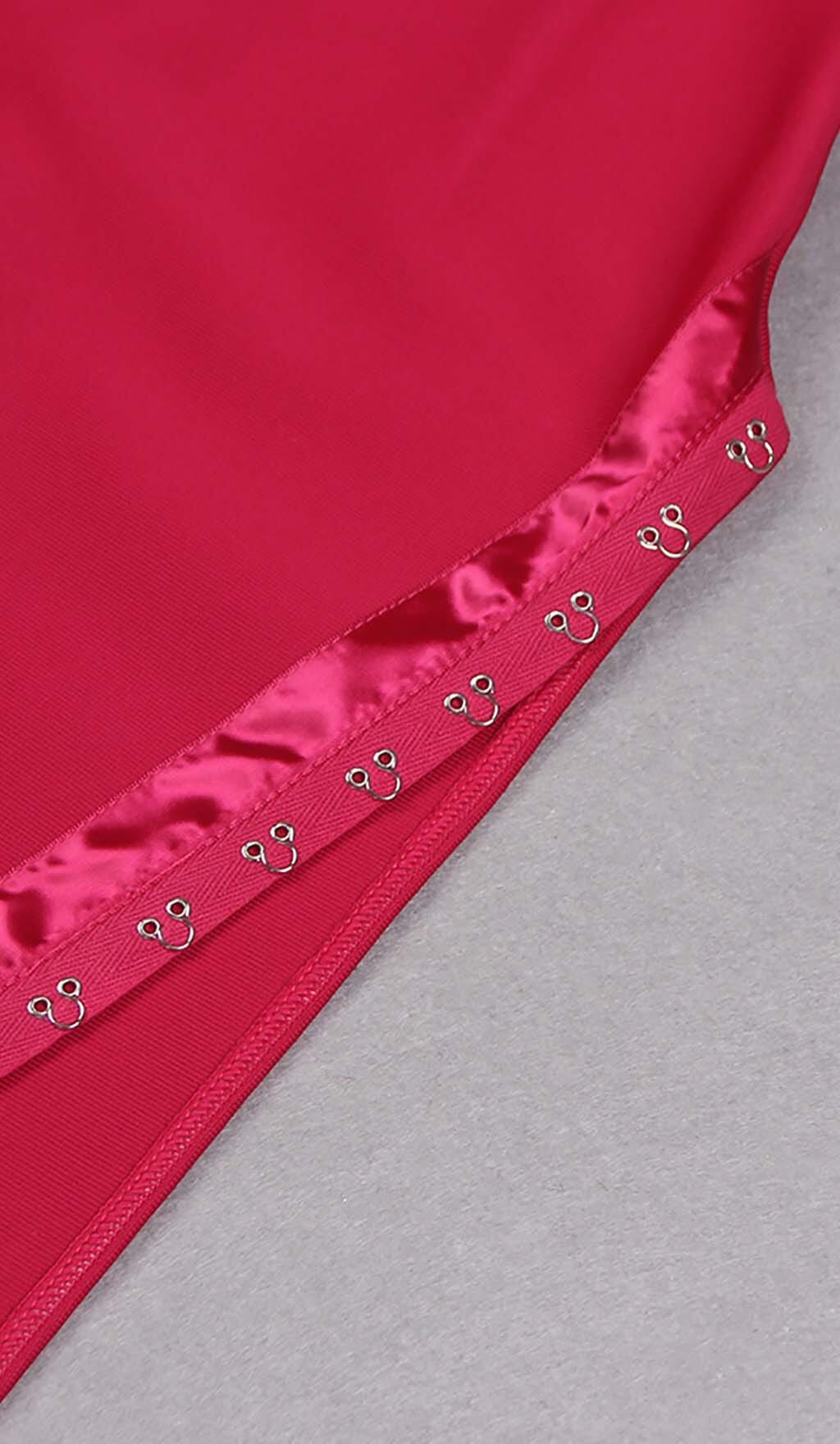 37828077ef9f42cf96e25ec91e251243.jpeg Fashionslee Women Bralette Strapless Midi Dress In Red