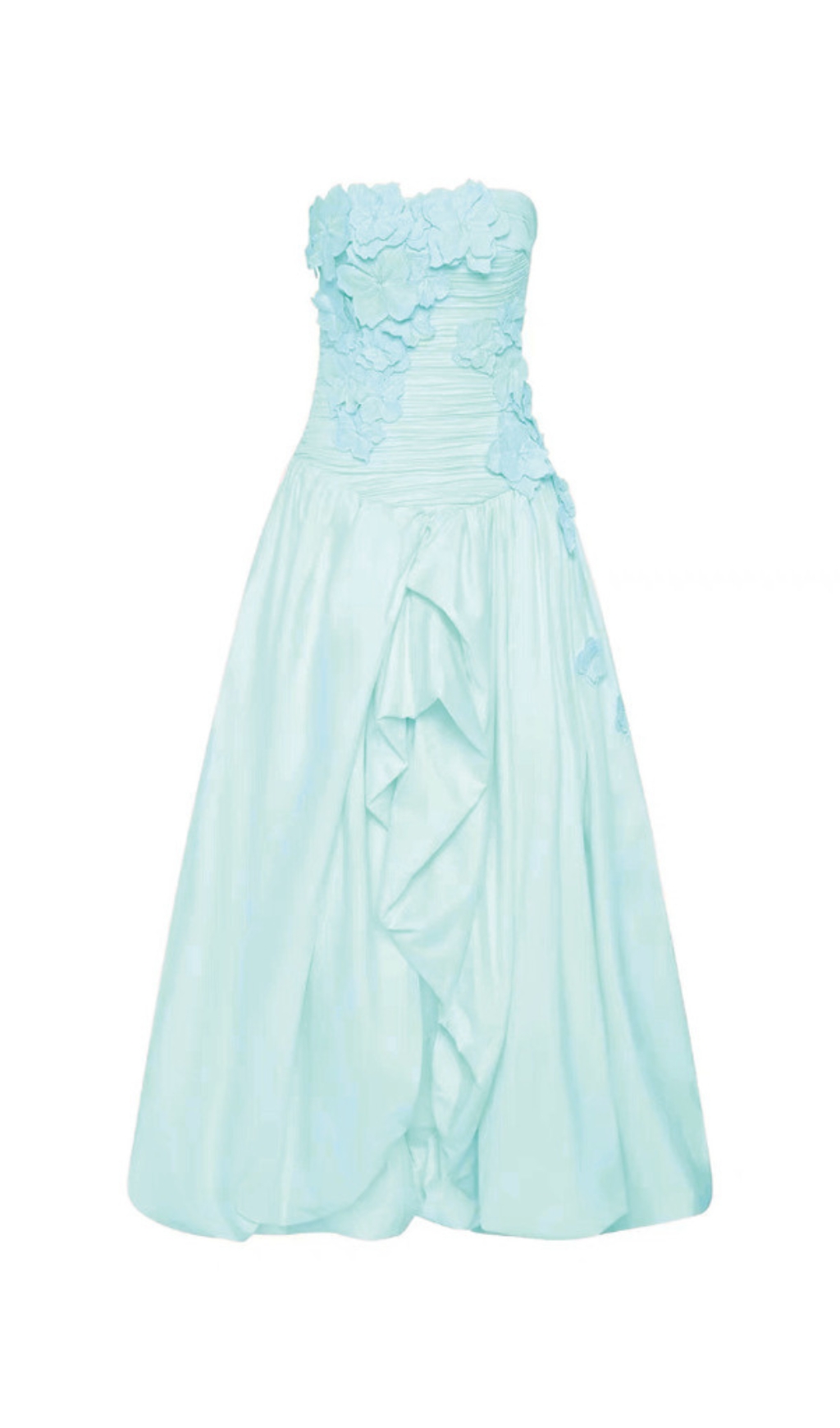 385155e6c9ce0ff6125e15adc67a36b5.jpg Fashionslee Women Emiko Strapless Flower Maxi Dress