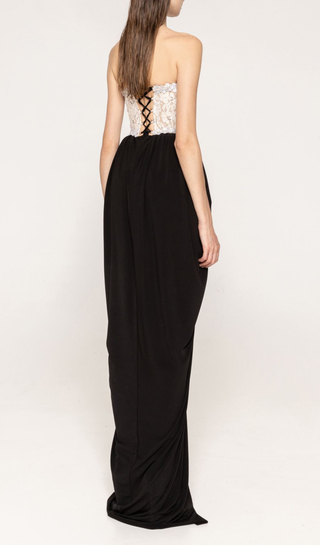 3875ed84f9e42f1d211d17d55fcc6e5b.jpg Fashionslee Women Jordy Strapless Lace Beaded Maxi Dress