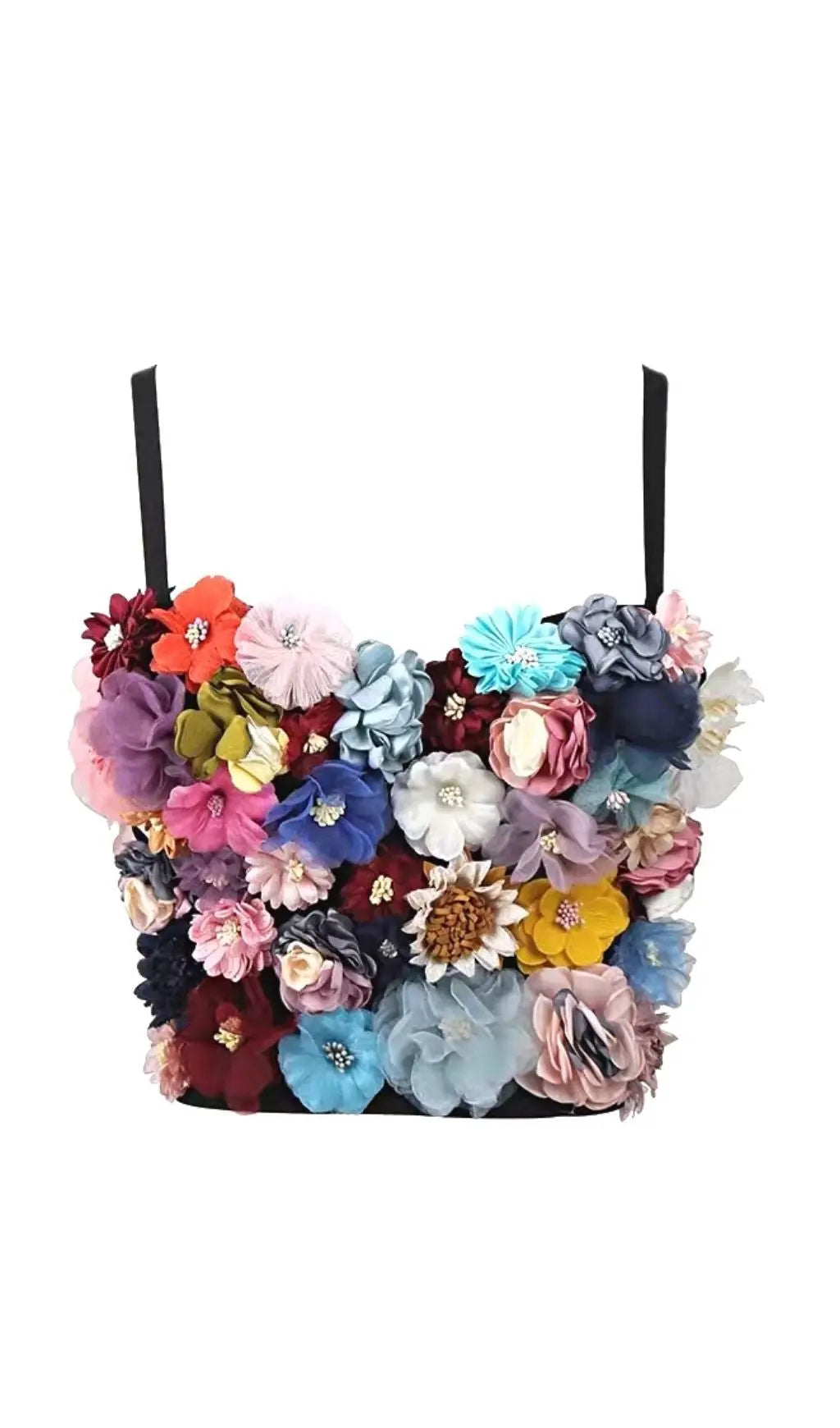 Fashionslee Women Floral Corset Top
