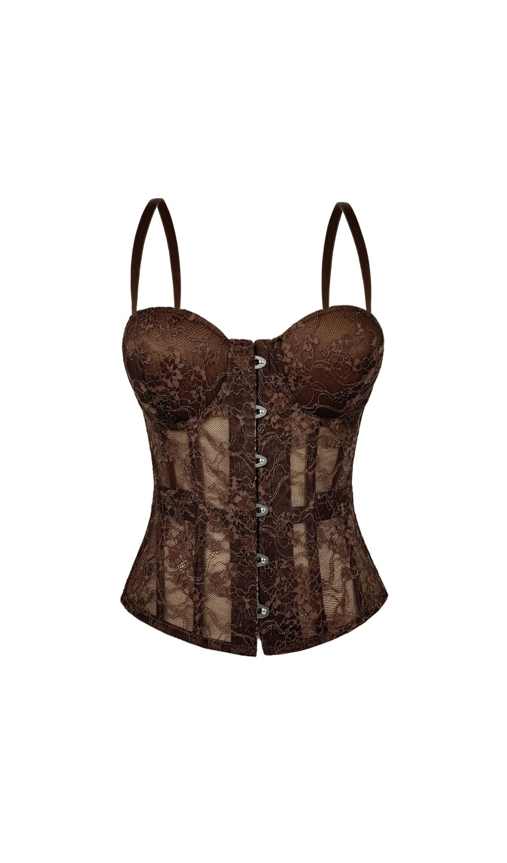 Fashionslee Women Karma Lace Corset Top