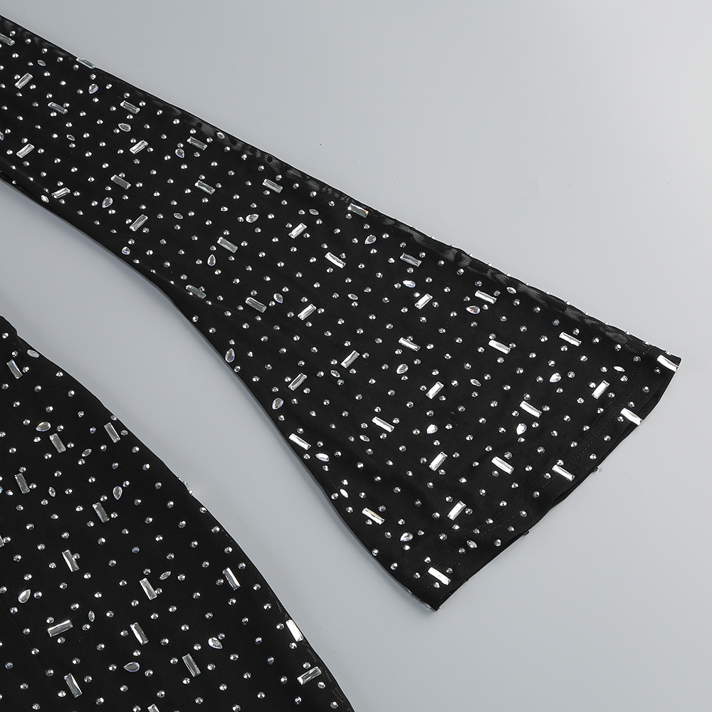 38ca0f0d25ea5efc406af2b62cb0fc4c.jpg Fashionslee Women Butrus Black Crystal Long Sleeve Maxi Dress