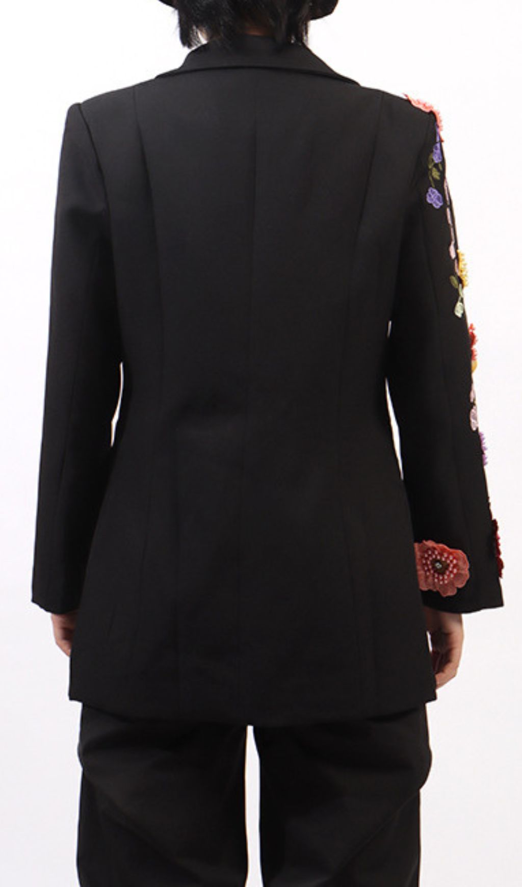 39fa7602dd6ee02f6aa2f8e7b3a5266c.jpg Fashionslee Women Giordano Flower Beaded Embroidery Blazer