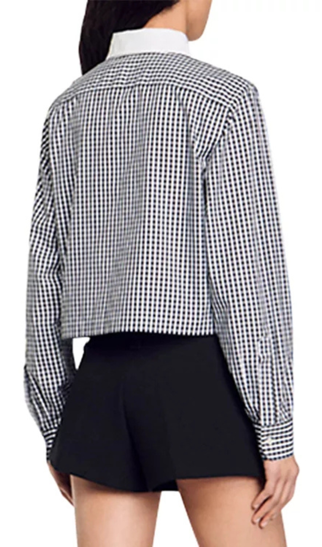 Fashionslee Women Rockfall Gingham Embellished Shirt