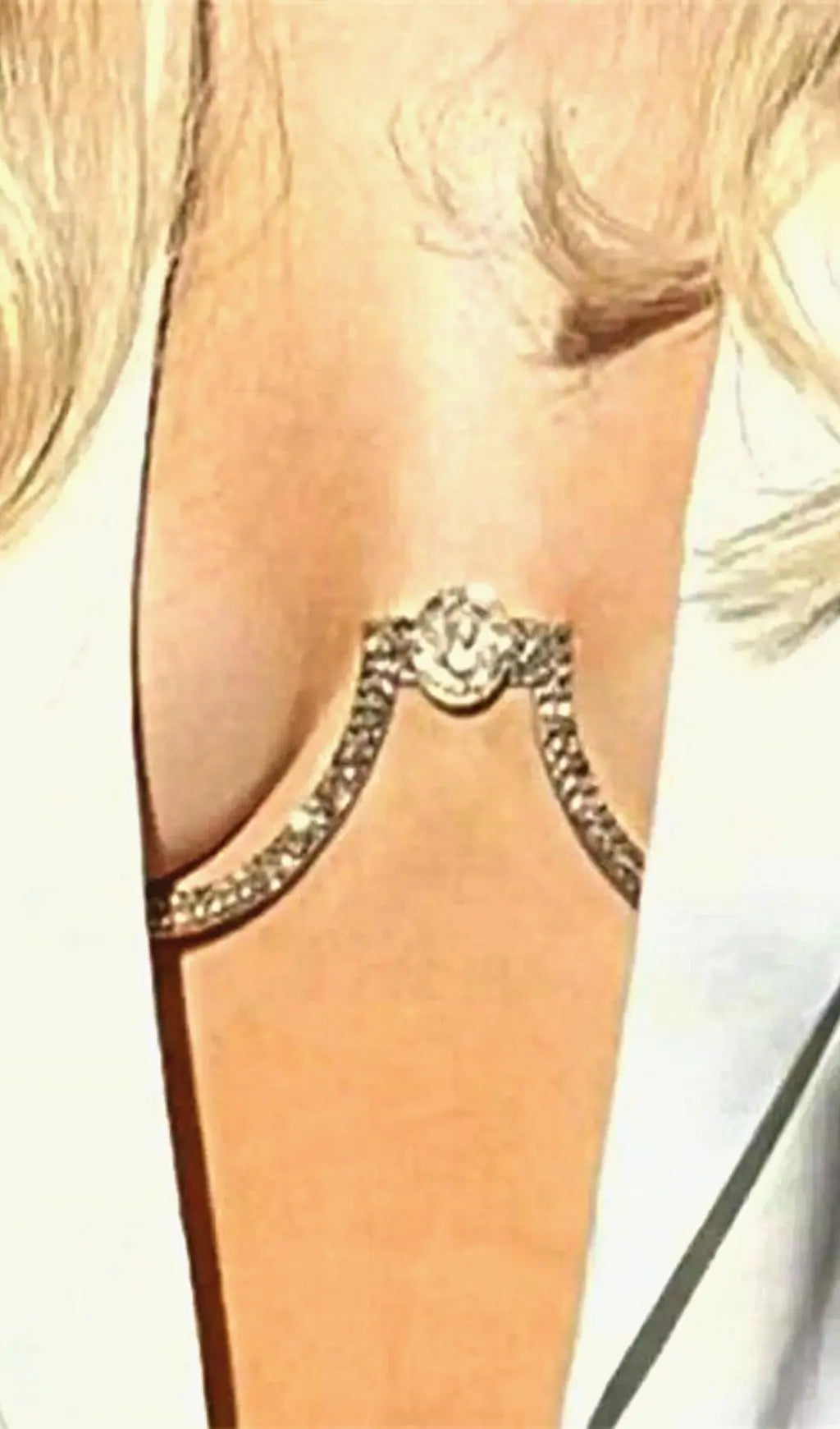 Fashionslee Women Crystal Coin Body Chain