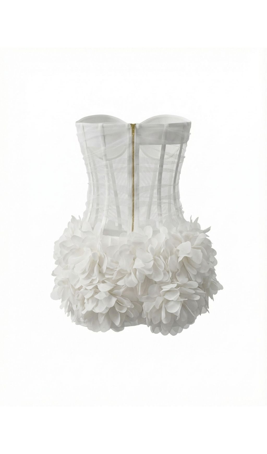 3b6c4a9da2ae7752ca0412658207713c.jpg Fashionslee Women Bovryn Strapless Flower Mesh Mini Dress