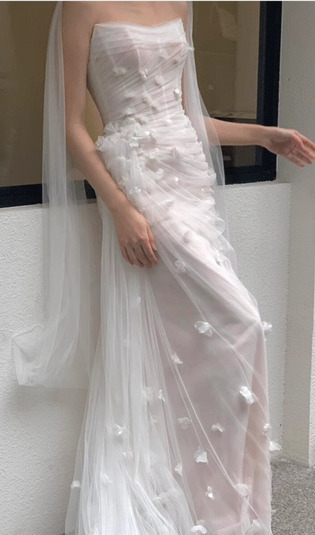 3ba9423242a4c7d7c71d280ada36ae76.jpg Fashionslee Women Felton White Strapless Corset Wedding Dress