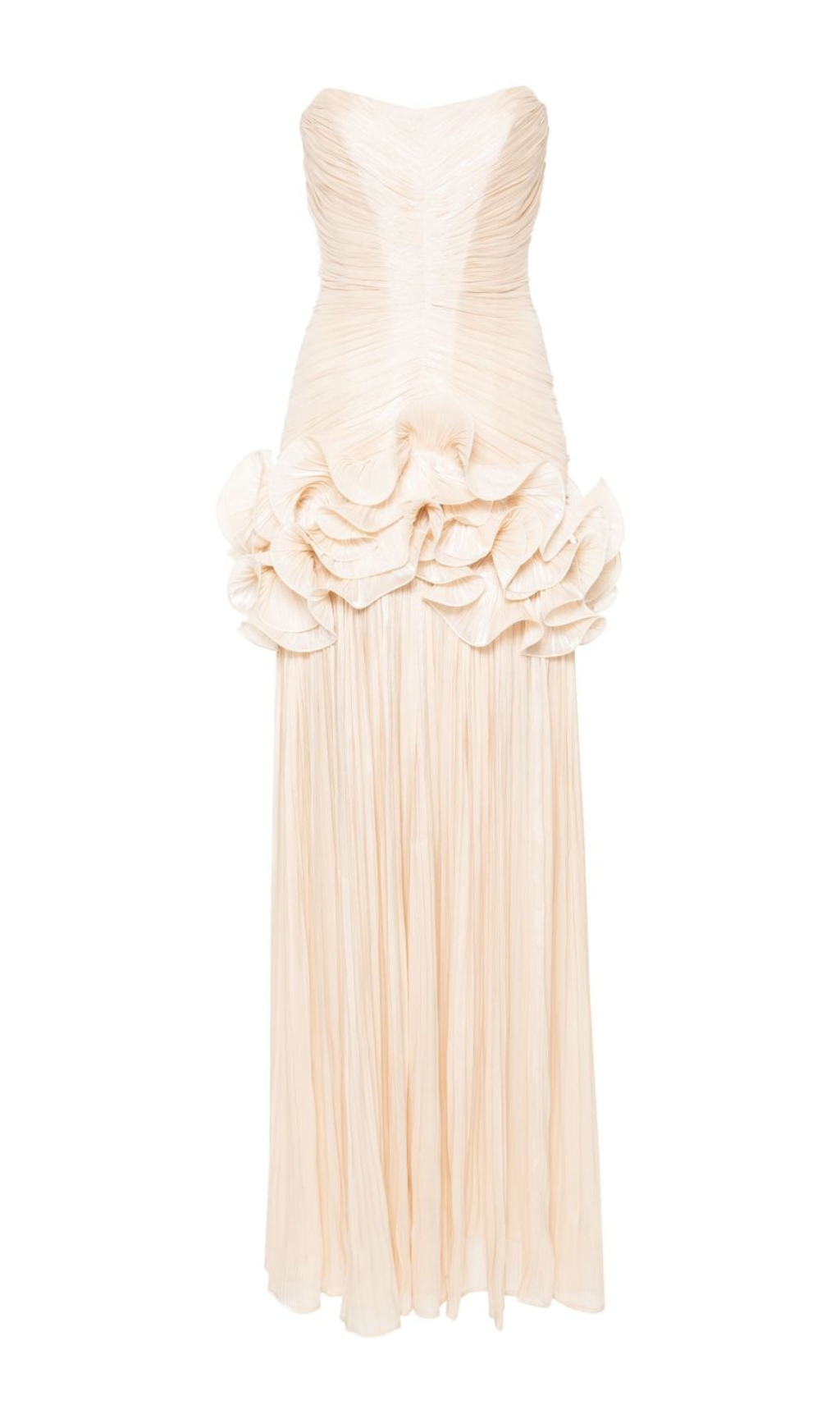 3bc69636137cc9422ec99f39a0305712.jpg Fashionslee Women Dayna Strapless Ruffle Maxi Dress
