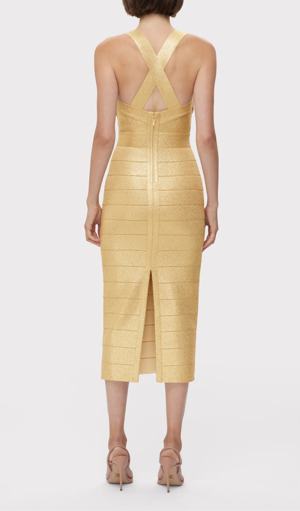 Fashionslee Women Asaf Knit Fringe Midi Dress