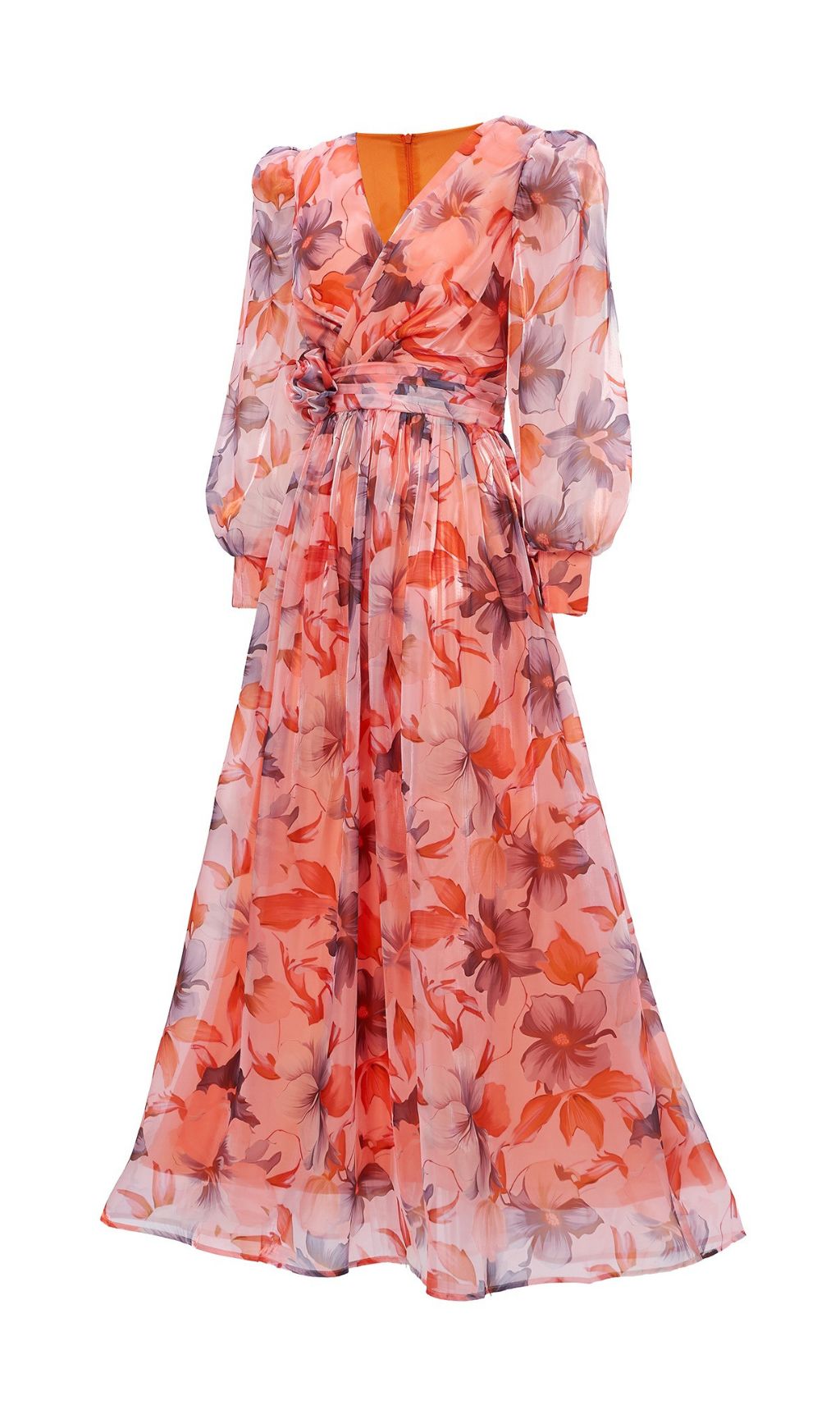3cb70a587bd7c53855faaed505f65a95.jpg Fashionslee Women Ferial Floral Printed Long Sleeve Maxi Dress