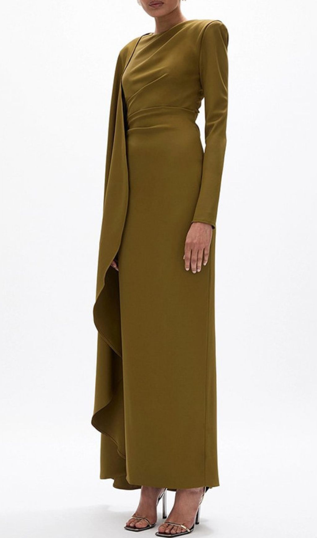 3ccd12b24ab6d3775a43ea05596db044.jpg Fashionslee Women Haley Green Long Sleeve Maxi Dress