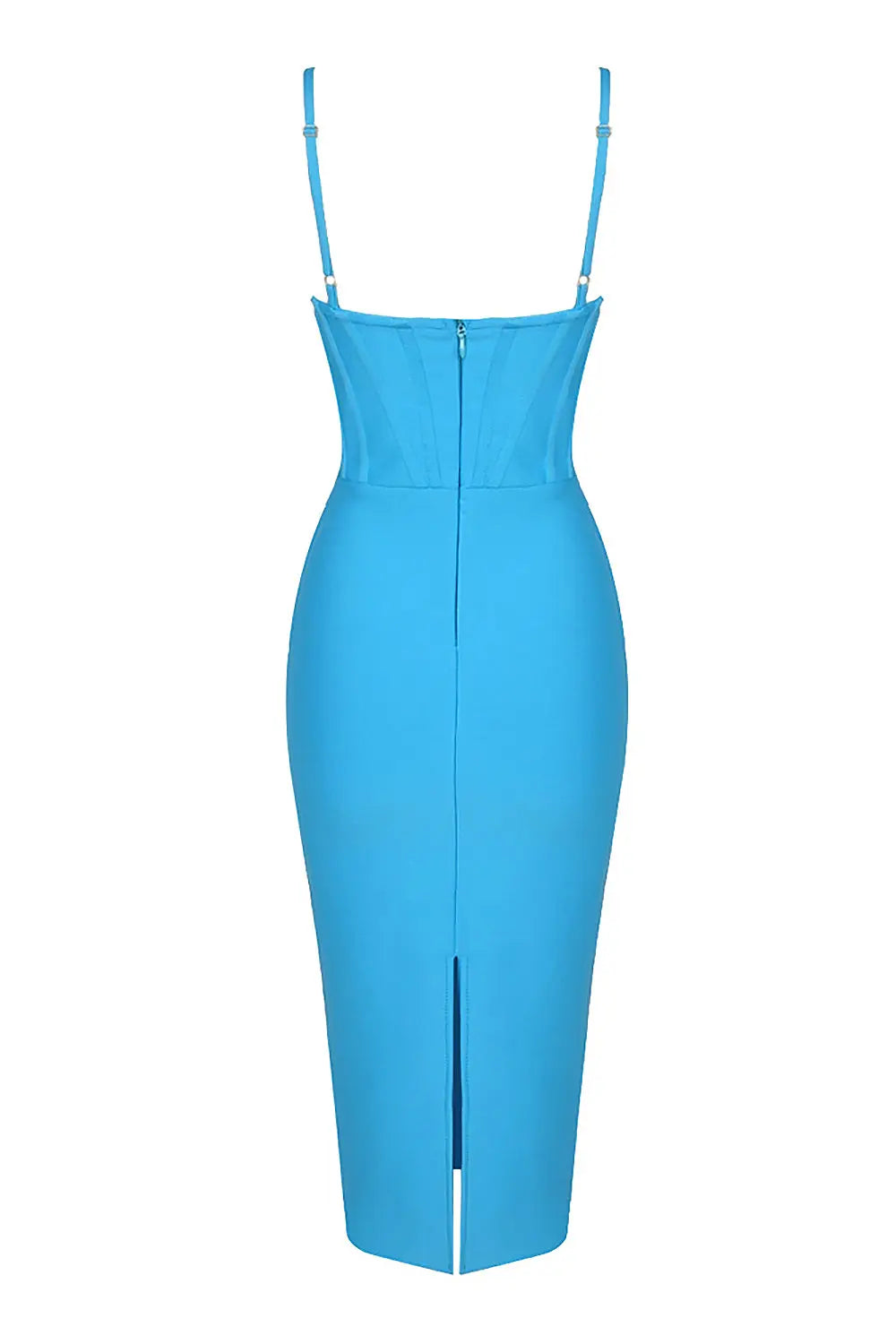 3d293b238780235d00eac5334ec75527.jpeg Fashionslee Women Strappy Corset Midi Bandage Dress In Blue