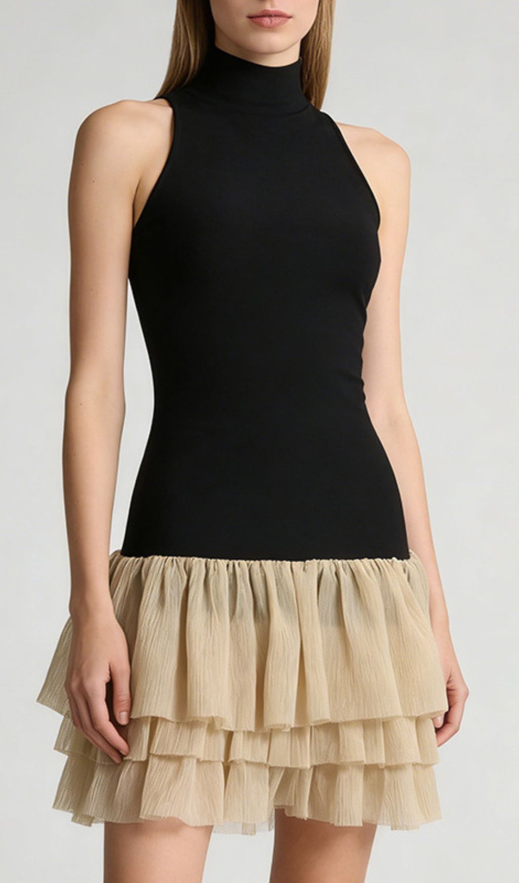 3e03ce1389648ca8e4e83a65d51b9cf7.jpg Fashionslee Women Jacarra Black Sleeveless Mini Dress