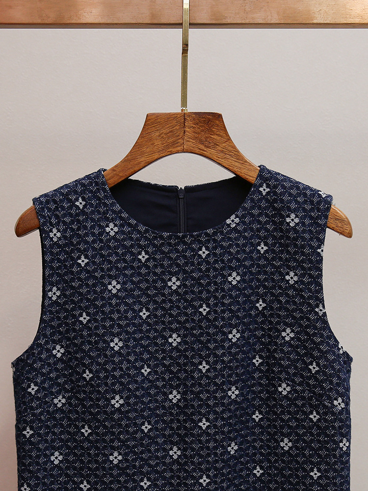 VINTAGE VIBES SLEEVELESS MINI DRESS - OWNCI