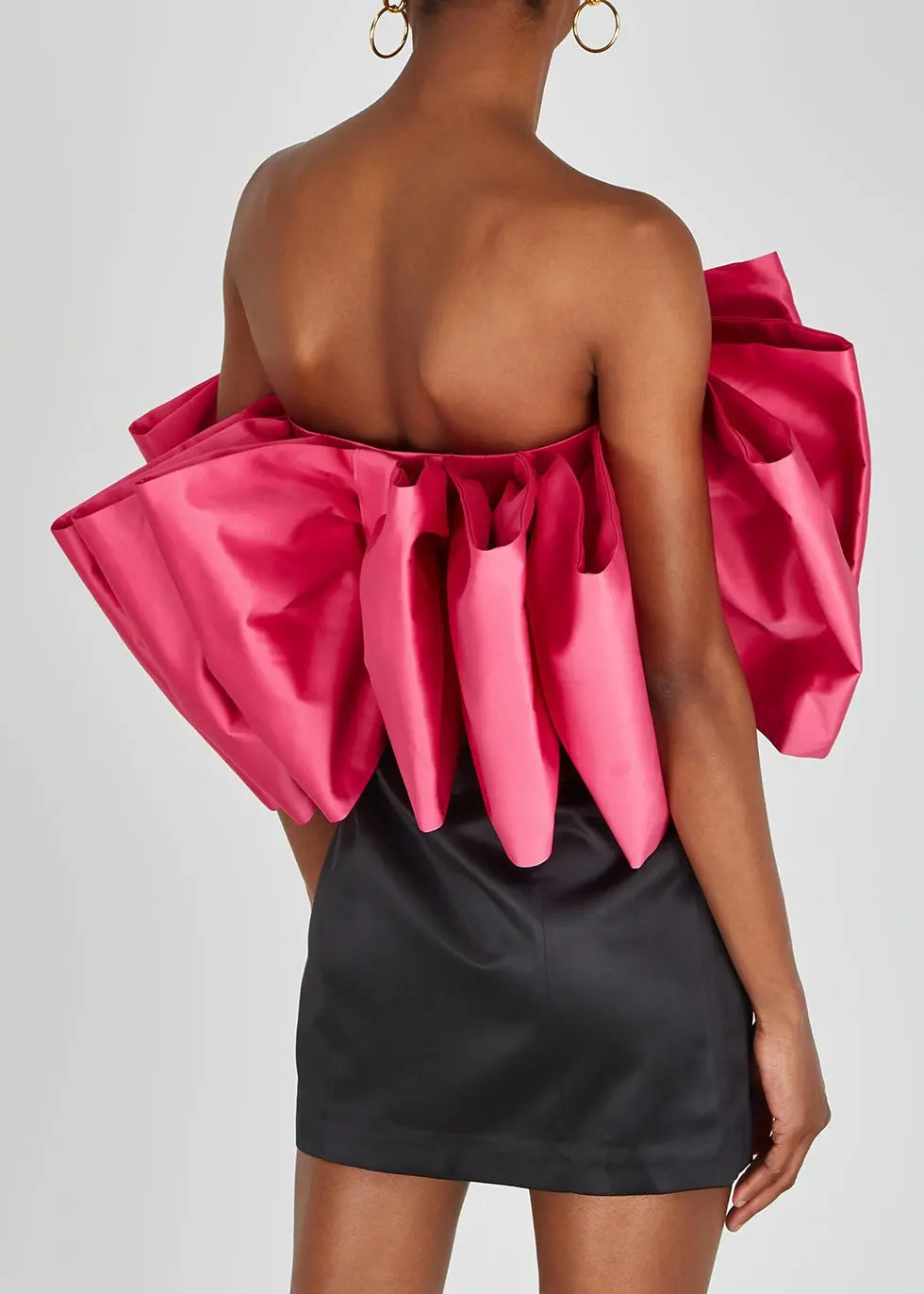 Fashionslee Women Sexy Bowknot Strapless Mini Dress