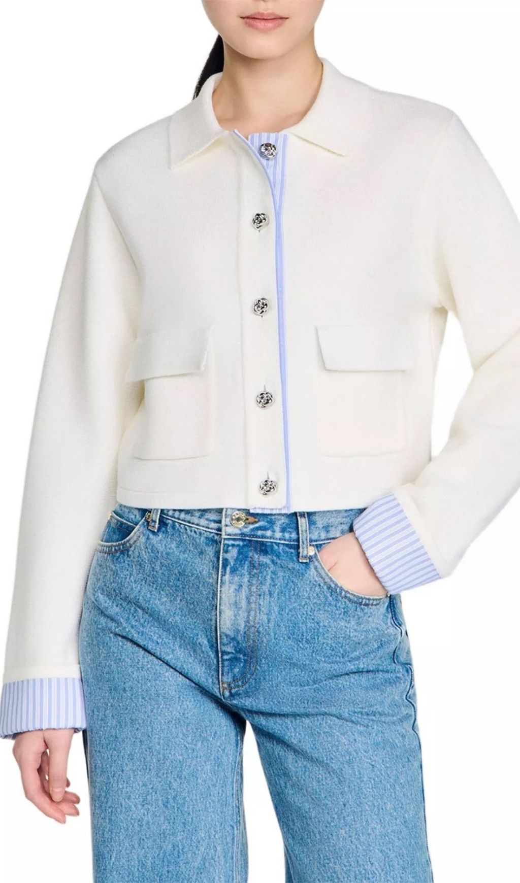 3eb8ca602c05727494f6bc3f89525744.jpg Fashionslee Women Polo Cardigan