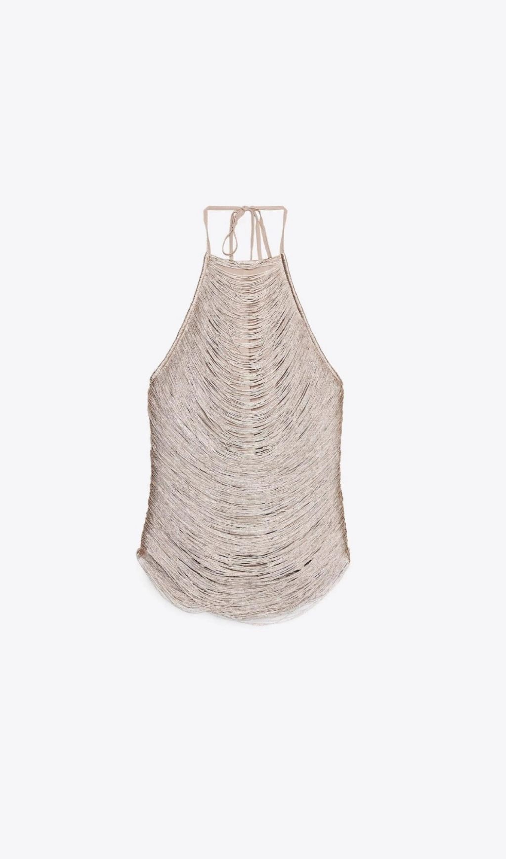 3ec8ad152f39673b2fe00bfd420f1b1e.jpg Fashionslee Women Anielka Halterneck Fringe Top