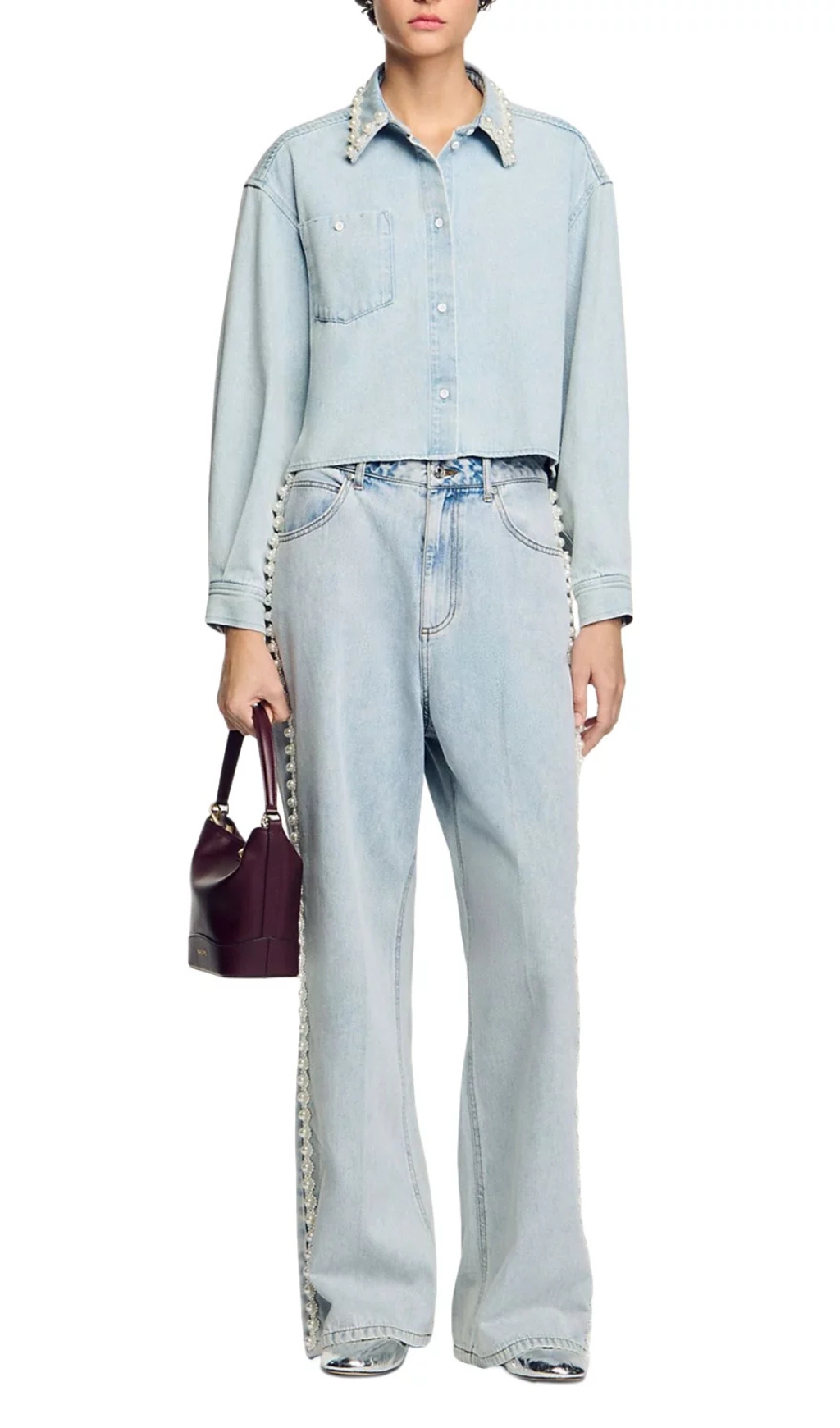 3f65cd44cc530f017b3d182816f9bbed.jpg Fashionslee Women Beaded Jeans in Light Blue Jean