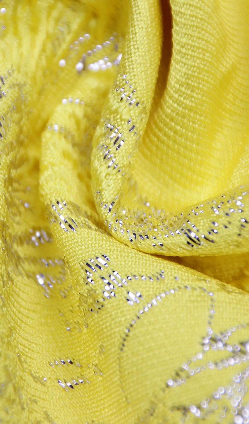 4056caaebd8860cd5e6d37273254dd84.jpeg Fashionslee Women Jacquard One Shoulder Mini Dress In Yellow