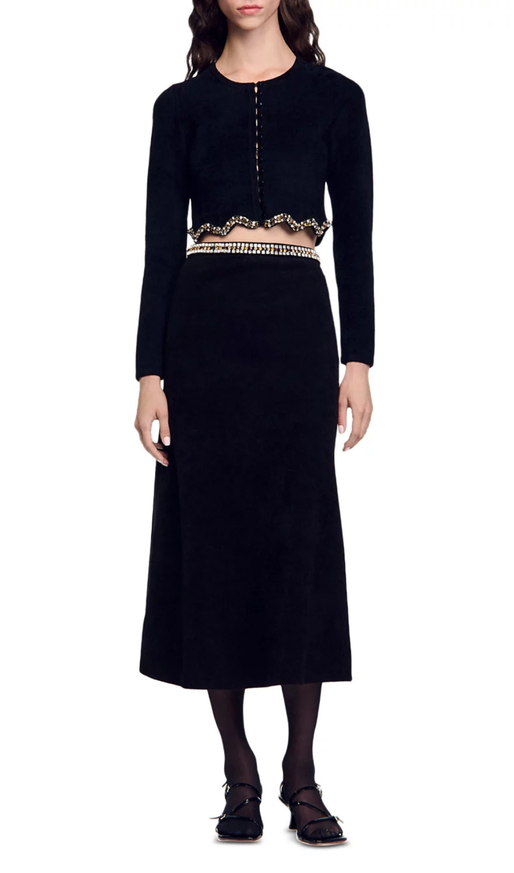 4097ec7af3cc858099e0964d325d8717.jpg Fashionslee Women Mareve Beaded Midi Skirt