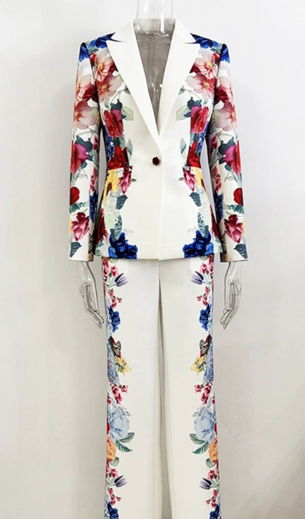 TRENDING FLORAL BLAZER PANTS SET - OWNCI TRENDING FLORAL BLAZER PANTS SET - OWNCI