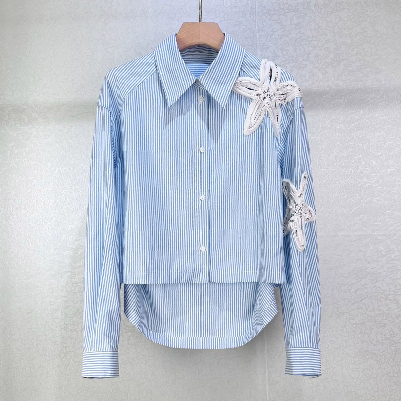 40e3cde67ff60b5c600859844e7cdfe5.webp Fashionslee Women Embellished Cutout Shirt