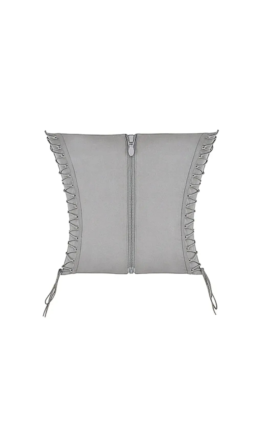 Fashionslee Women Smoke Lace Up Corset