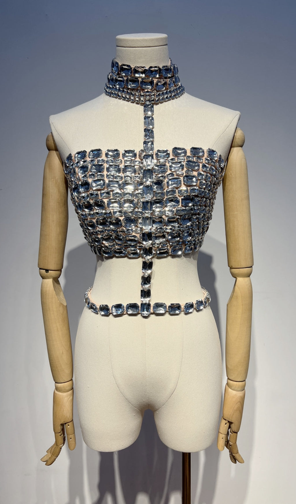 40f927c39d7cc083cab46ed21f8df8b3.jpeg Fashionslee Women Athalia Silver Rhinestone Cutout Crop Top