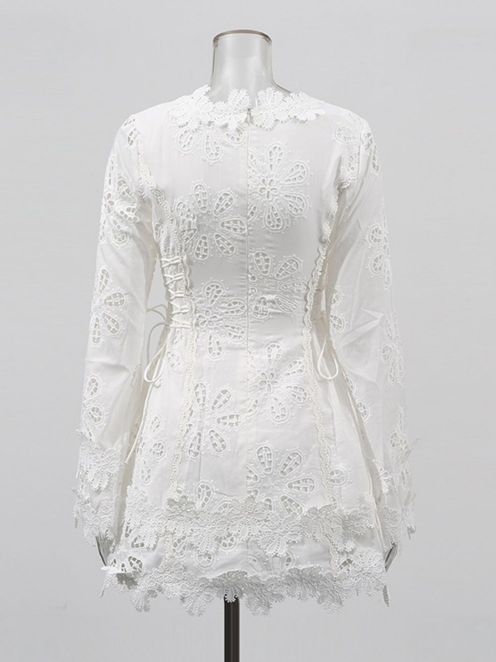 VINTAGE FLARE SLEEVE FLORAL MINI DRESS - OWNCI VINTAGE FLARE SLEEVE FLORAL MINI DRESS - OWNCI