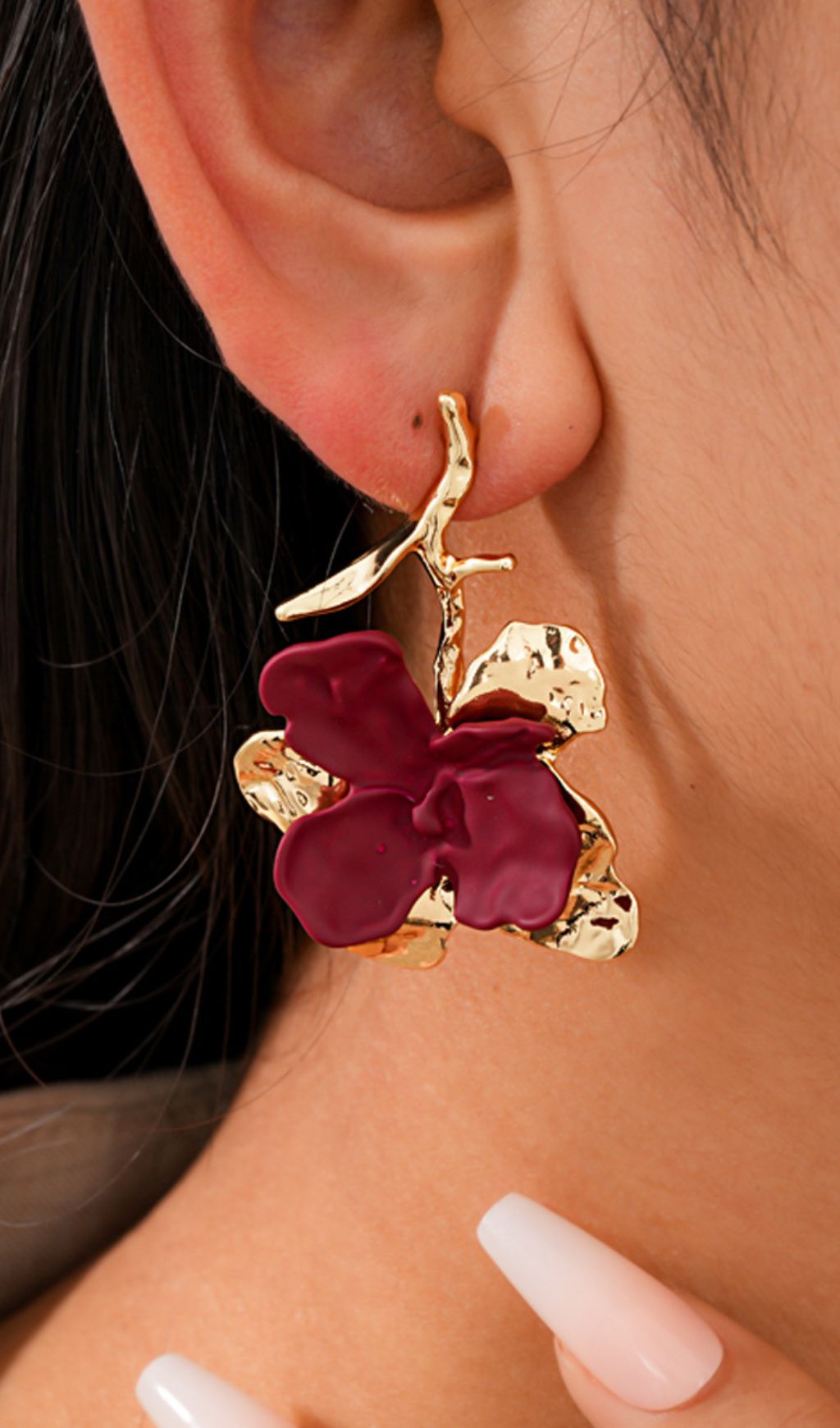 41903899a9e363574ff6d68f8bdfbc67.jpg Fashionslee Women Jordynn Flower Earrings