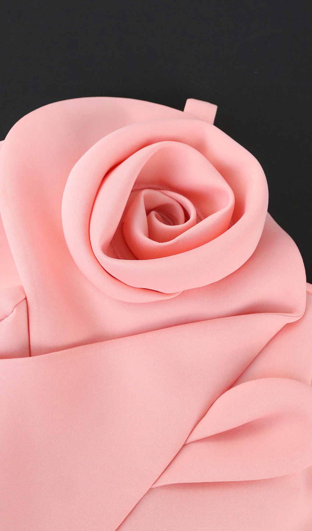 Fashionslee Women Bahira Pink Flower Long Sleeve Midi Dress