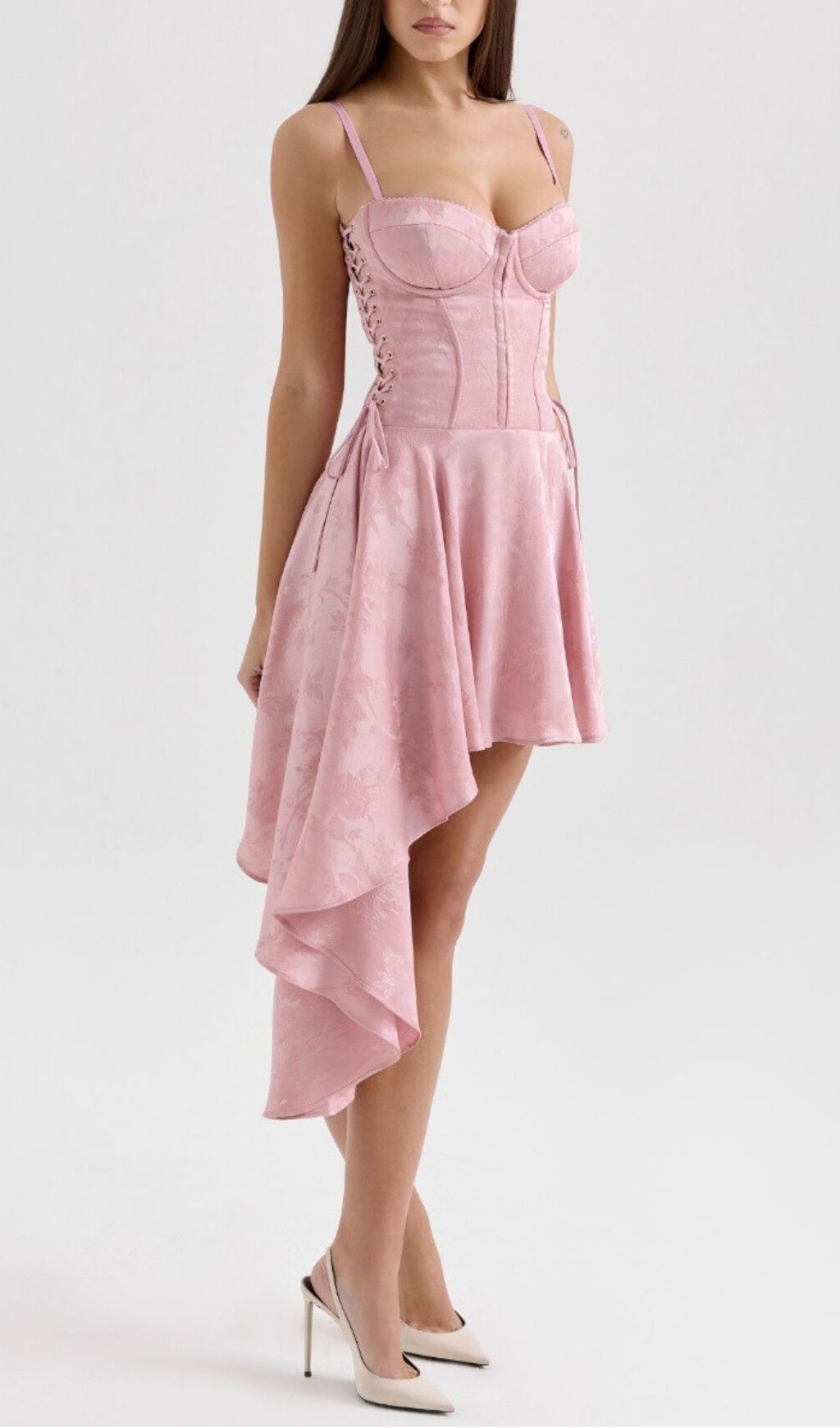 PINK STRAPPY MINI DRESS: VIRAL AESTHETIC - OWNCI PINK STRAPPY MINI DRESS: VIRAL AESTHETIC - OWNCI