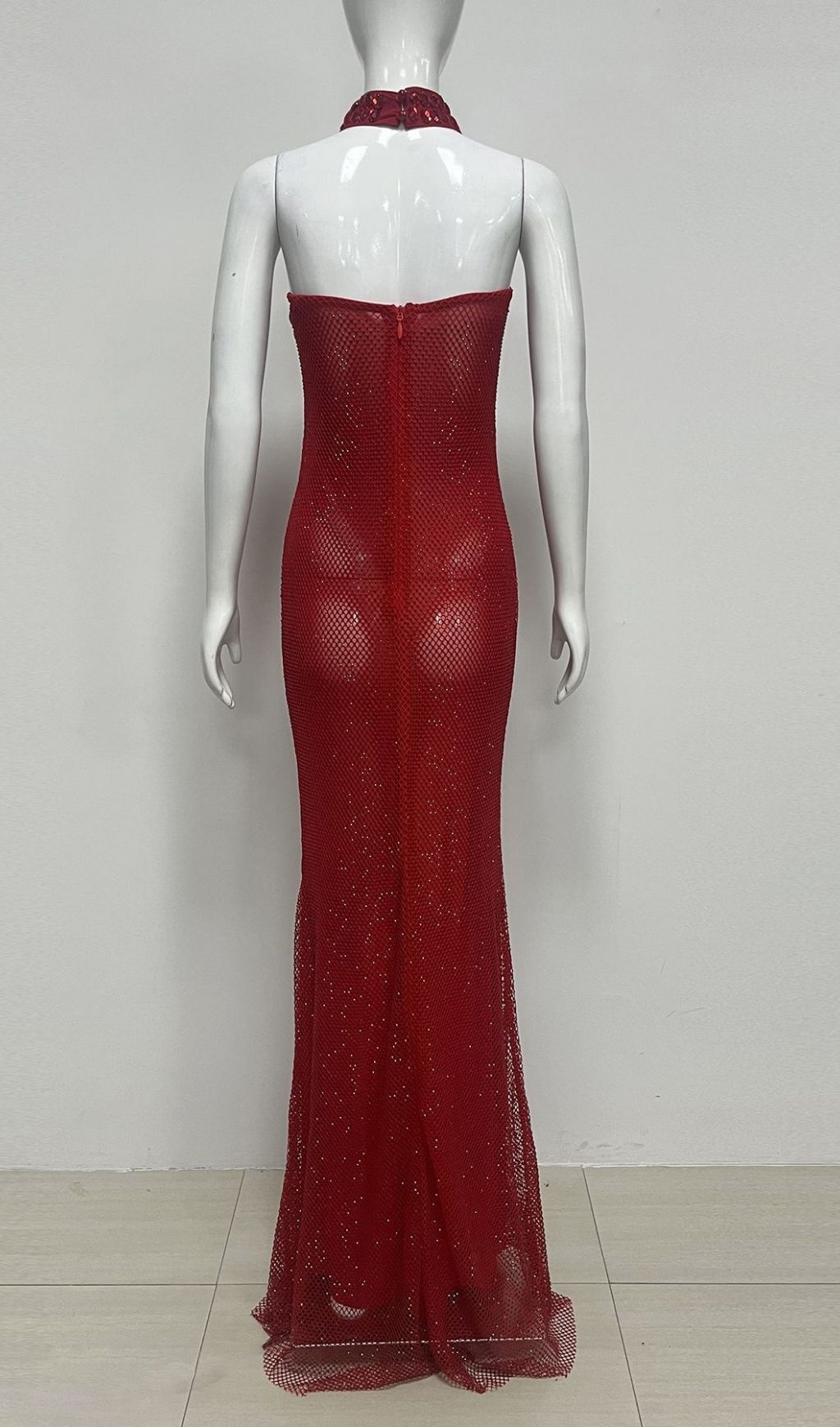 42026f781b2d53f0031804f5b477f2dd.jpg Fashionslee Women Kerrya Red Diamante Embellished Maxi Dress