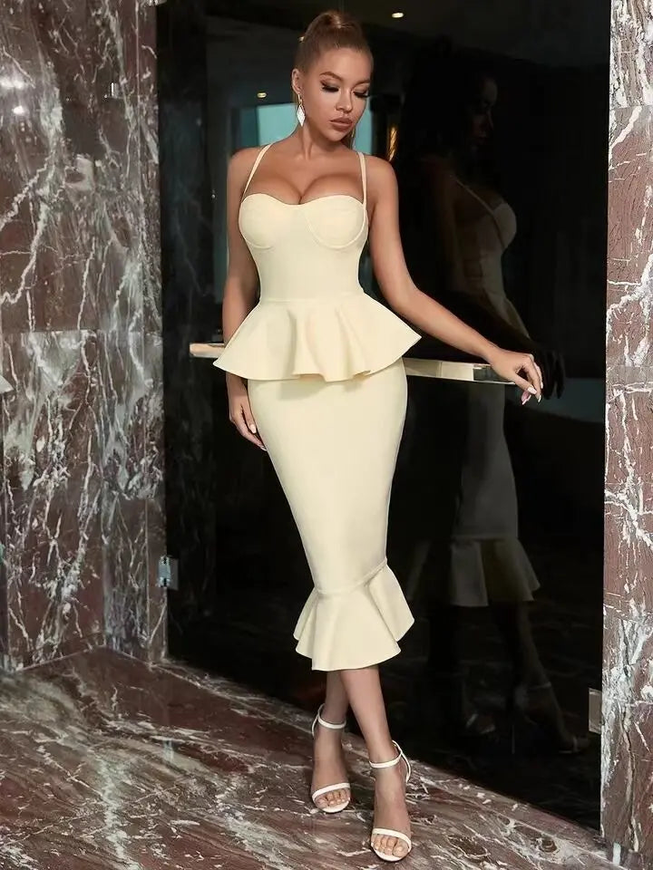 4232240ac0265c0ae43673d647ed7fa5.jpeg Fashionslee Women Bavate Halter Midi Bandage Dress
