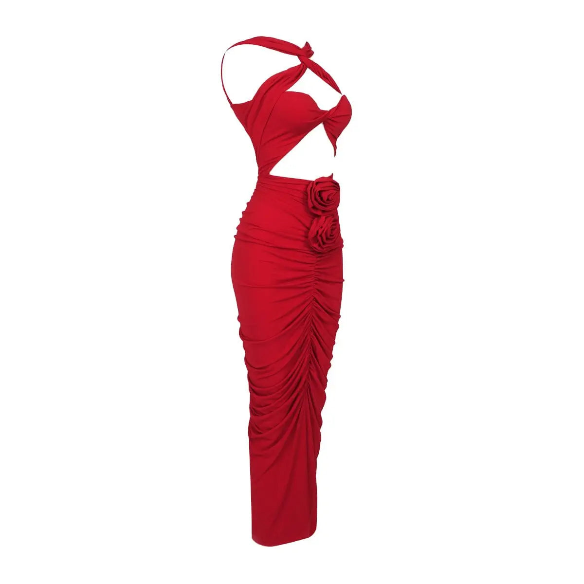 424d8693bdac8791d74499b1dae0e62d.jpeg Fashionslee Women Halter Cut Out Maxi Dress In Red