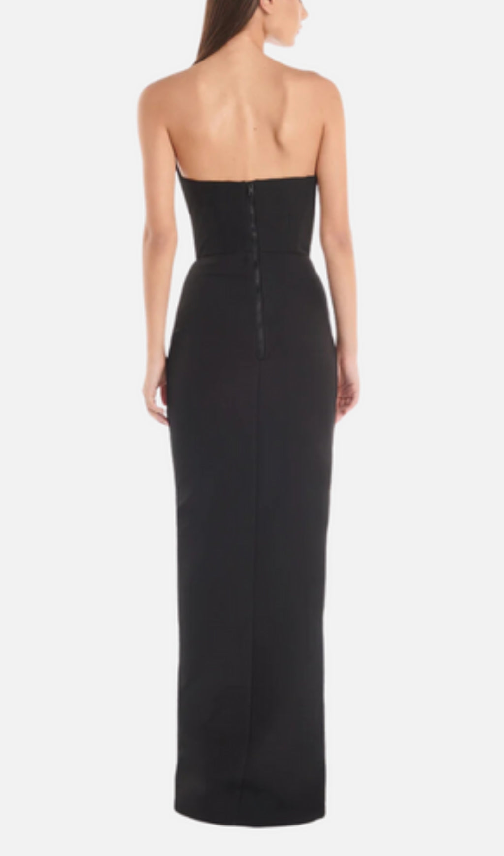 BLACK SPLIT THIGH MUST-HAVE AESTHETIC GOWN - OWNCI BLACK SPLIT THIGH MUST-HAVE AESTHETIC GOWN - OWNCI