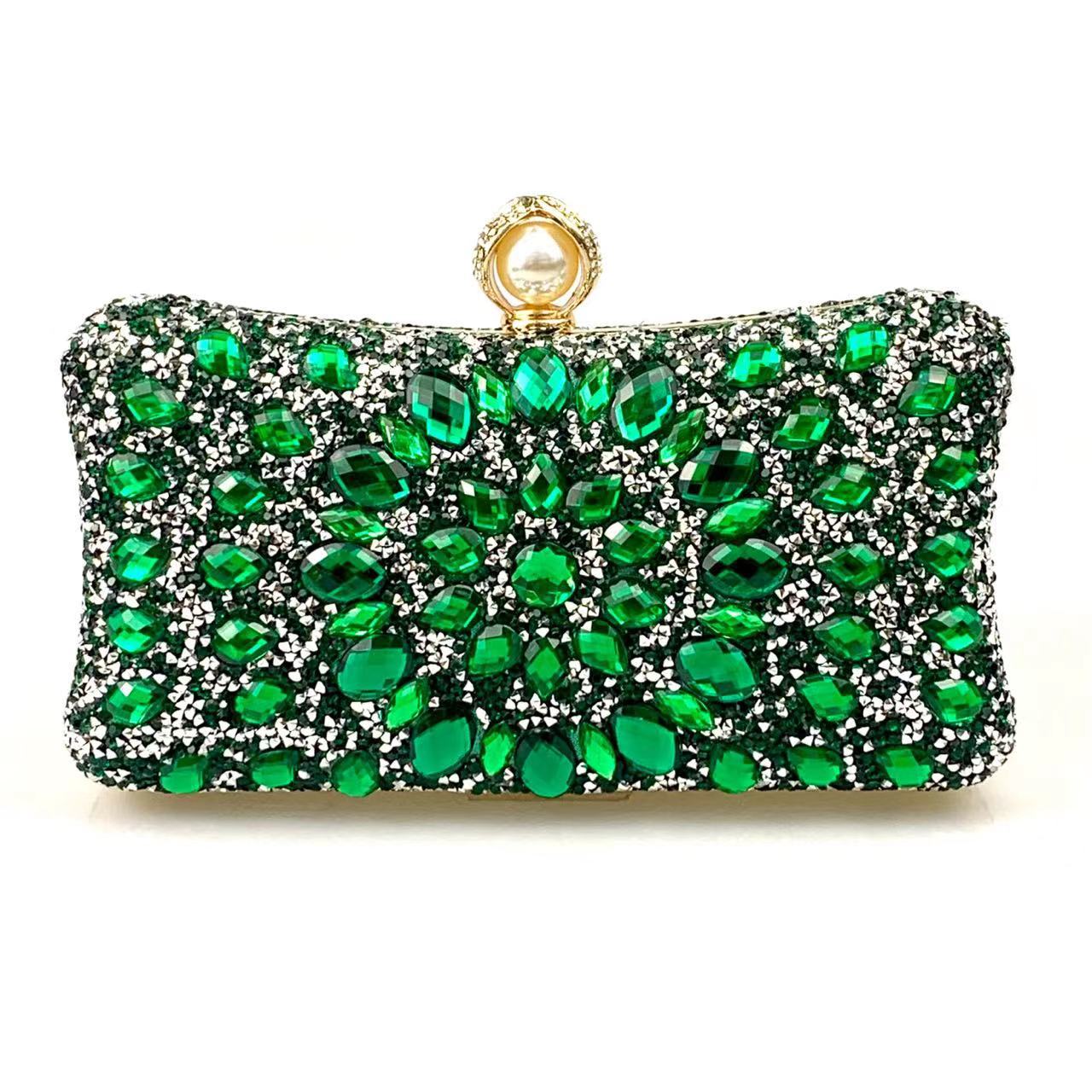 430201d4882ac33bbc6a9e3d5396c80c.jpeg Fashionslee Women Multi Rhinestone Crystal Clutch