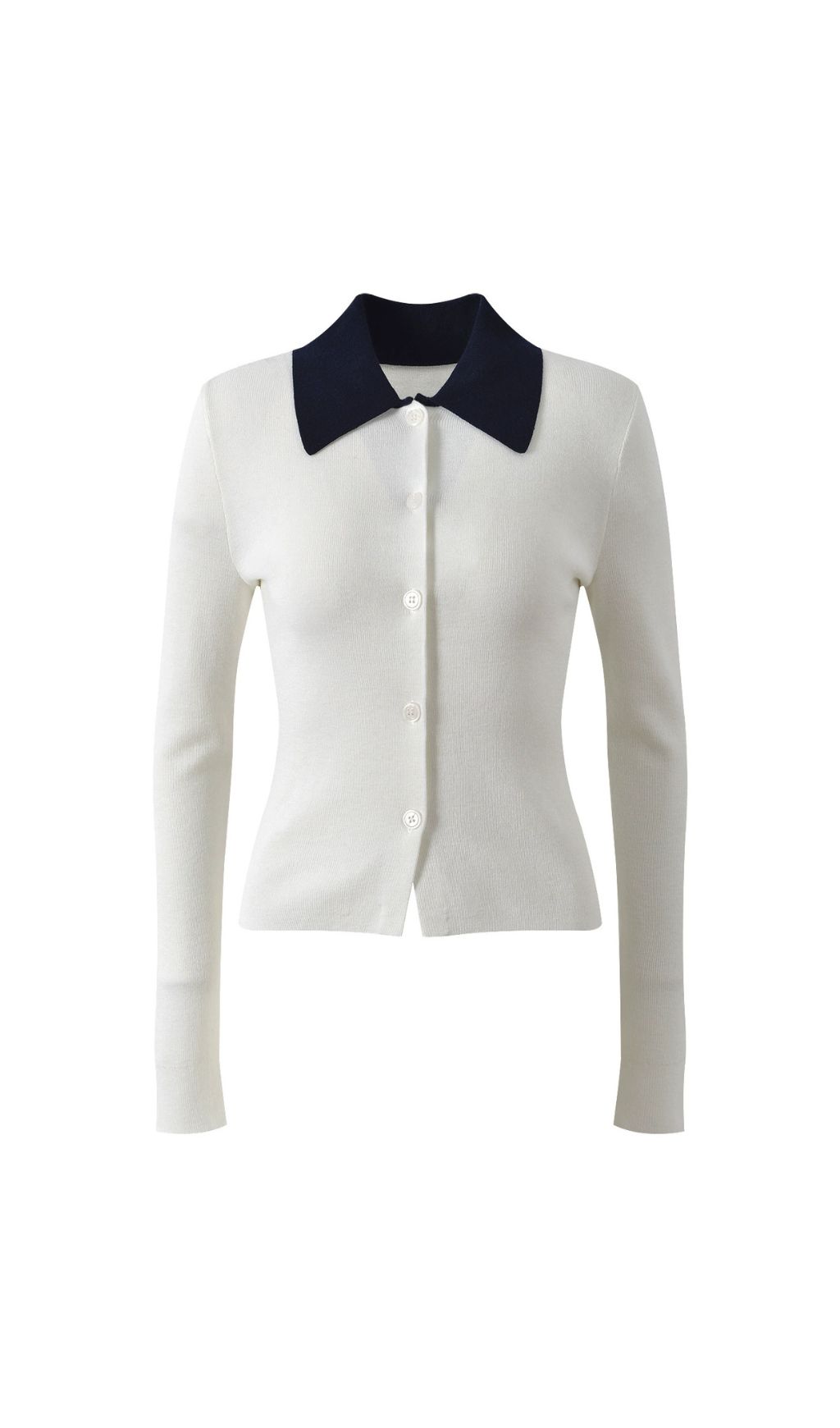 43d66e83c261916b2344478223176c3a.jpg Fashionslee Women Haide POLO Long Sleeve Knit Top