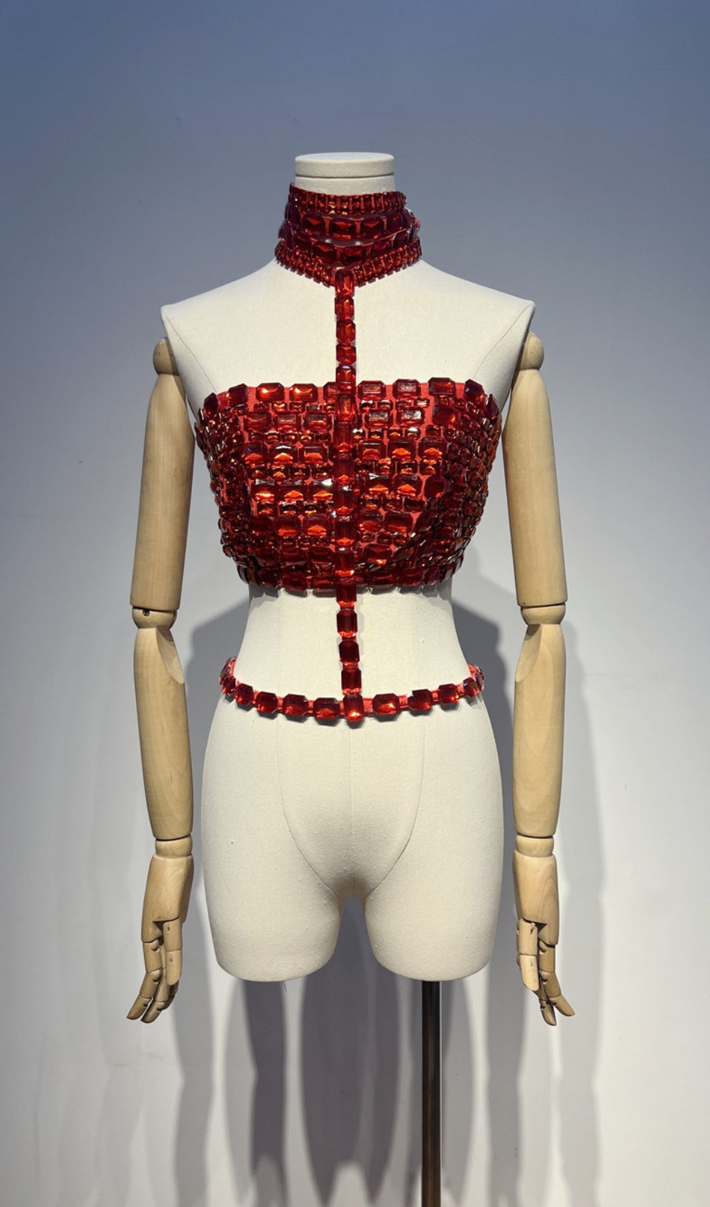 446586b554bca770469d2ca478ad11d3.jpeg Fashionslee Women Athalia Red Rhinestone Cutout Crop Top