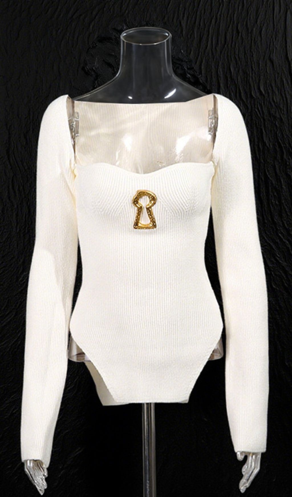 450ace01f74c5537f3c1312f2a8d232d.jpg Fashionslee Women Evolia Long Sleeve Knitted Top