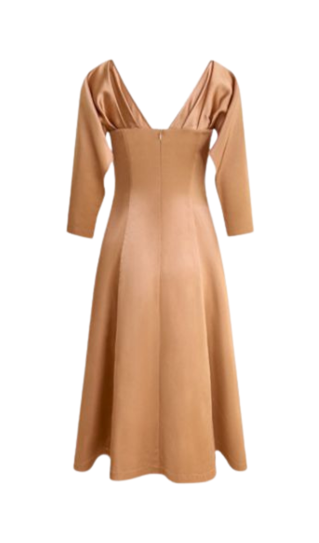 456d077afafa047a21ac42726edcb890.jpg Fashionslee Women Bethan V-Neck Long Sleeve Midi Dress