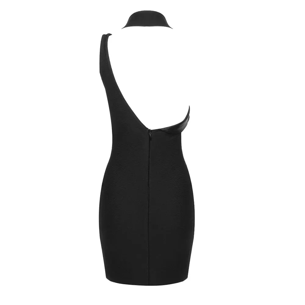 470e879eafbf08c3e7046dd21cb7c2f9.jpeg Fashionslee Women Cut Out Asymmetric Mini Dress In Black