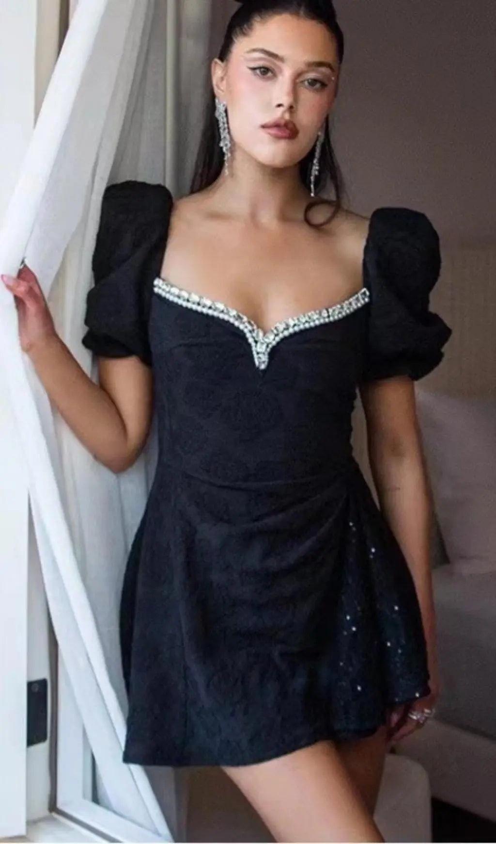 TRENDING BLACK BACKLESS MINI DRESS - OWNCI TRENDING BLACK BACKLESS MINI DRESS - OWNCI