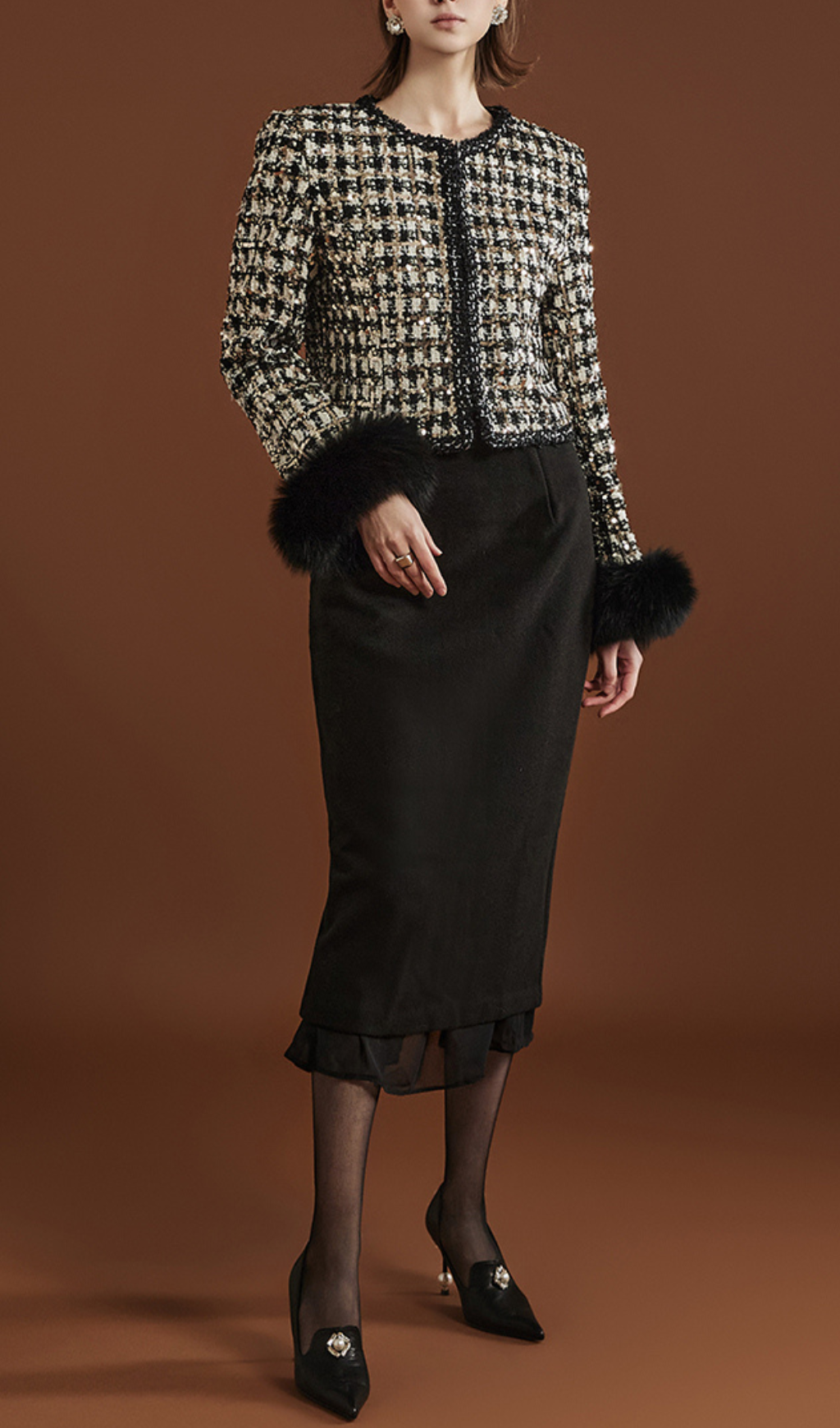 4768241569bc2dae27b1186ba5c452e6.png Fashionslee Women Asja Spangle Tweed Jacket