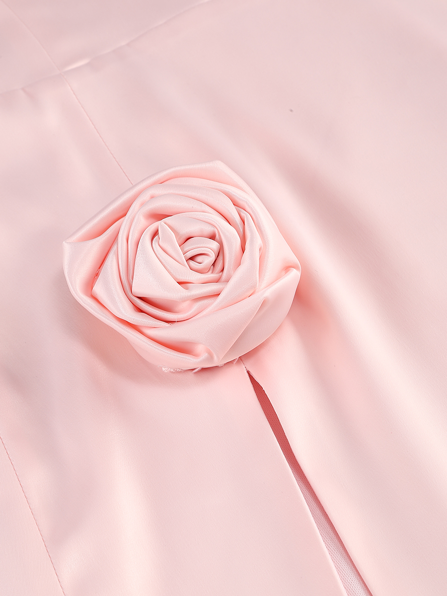 4791365314bfecfc74f6cd8d8b8988af.jpg Fashionslee Women Calantha Pink Flower Diamond Mini Dress