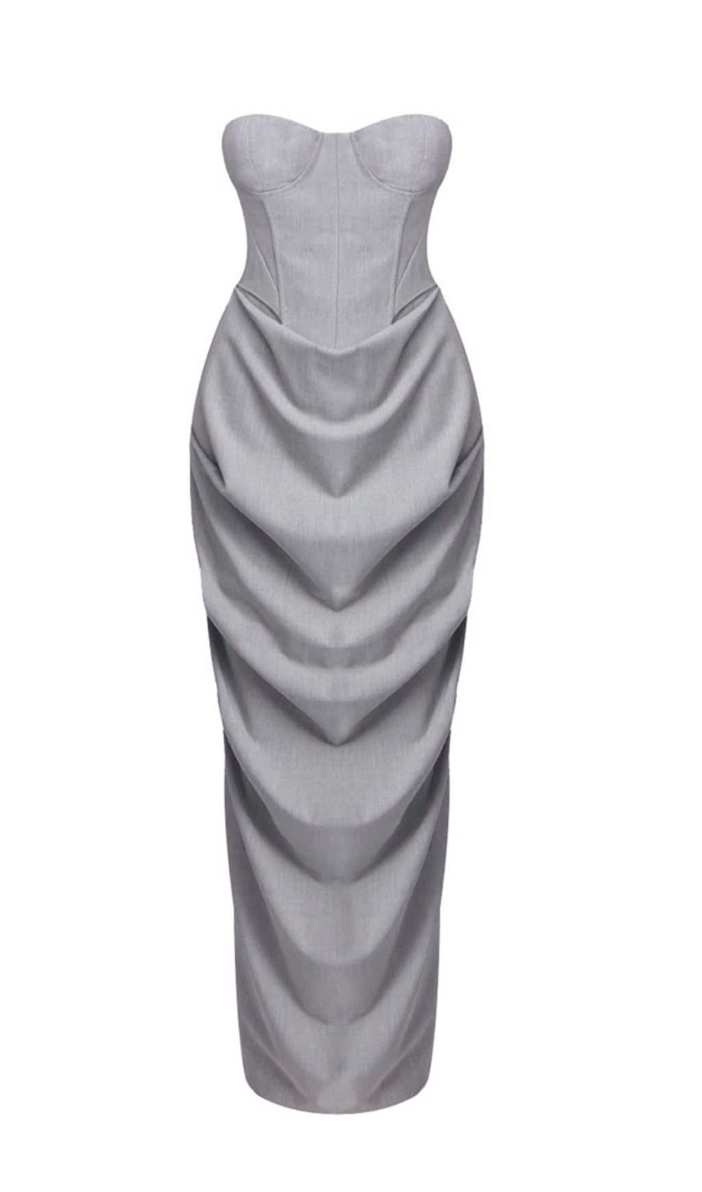 480a44be3401fc37402e0c939556843d.jpg Fashionslee Women Kalle Grey Corset Top & Maxi Skirt Set