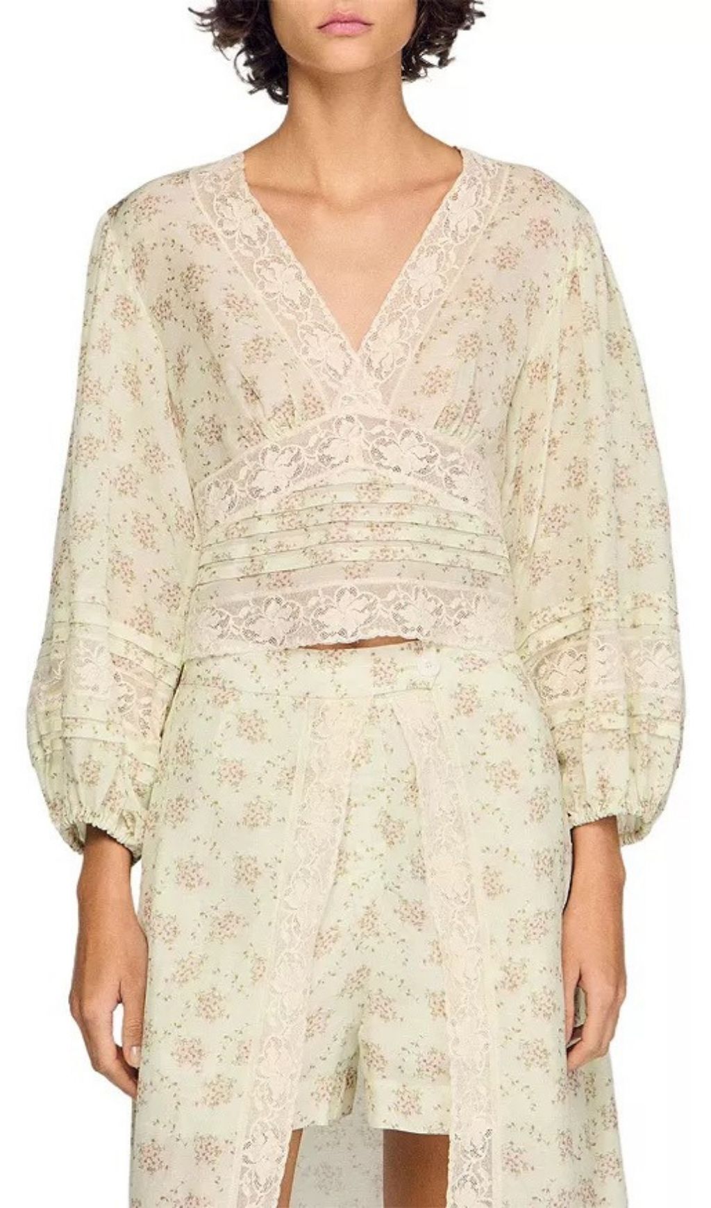 Fashionslee Women Floral Crop Top