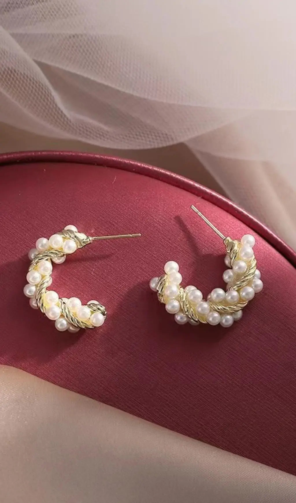 48fb935e3740eef5433527f2365b6ac5.jpeg Fashionslee Women Light Luxury C-Shaped Pearl Earrings