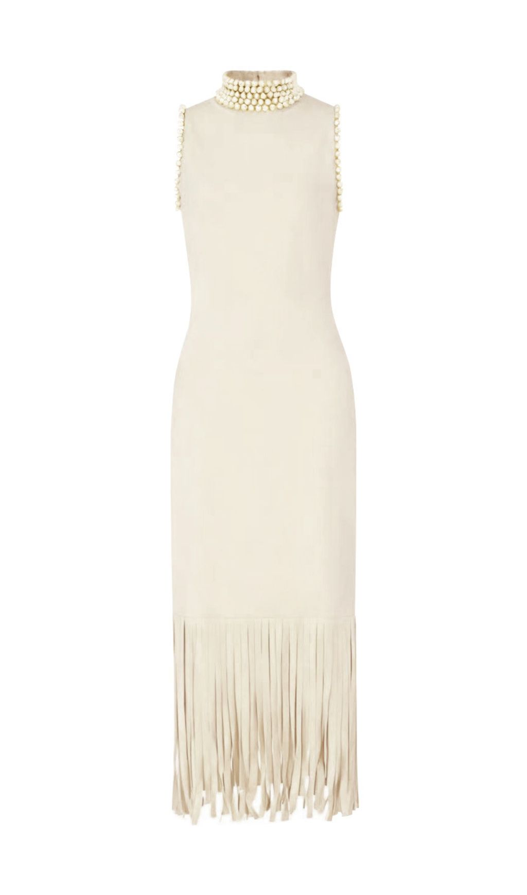 493481556e4bca9ea9a6331281f22e03.jpg Fashionslee Women Junko Sleeveless Pearl Tassel Knit Maxi Dress