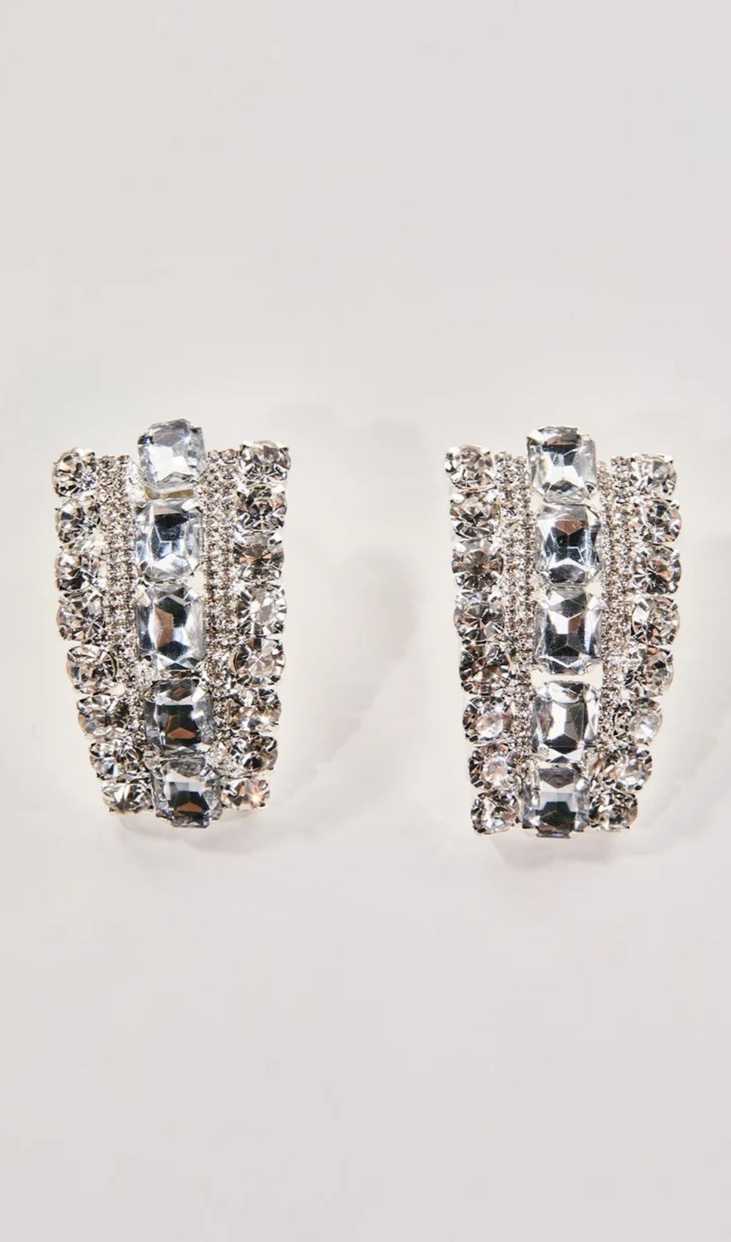 VIRAL RHINESTONE QUAD EARRINGS - OWNCI VIRAL RHINESTONE QUAD EARRINGS - OWNCI